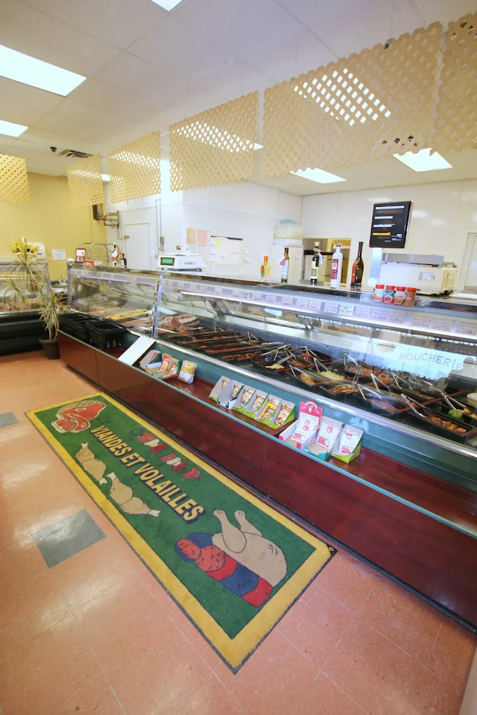 Comptoir de la boucherie Roussillon
